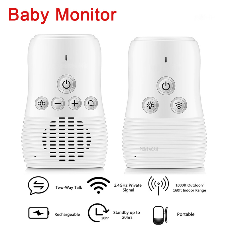 Wireless Baby Monitor - DBM-8 Baby Monitor Audio 2‑Way Talk