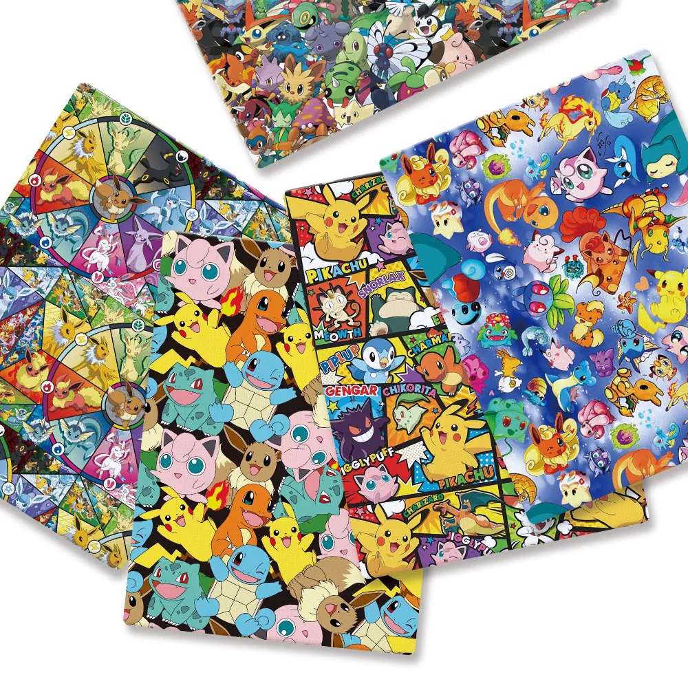 Baby Products 1 Year - Pokemon Cartoon Fabric140*50cm Handmade Sewing Patchwork