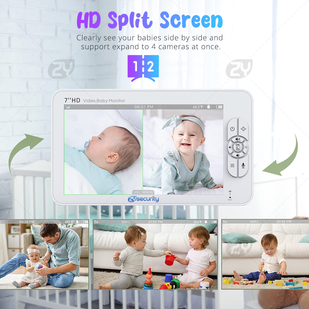7.0 inch Video Baby Monitor HD - огляд і ціна Baby Products Video