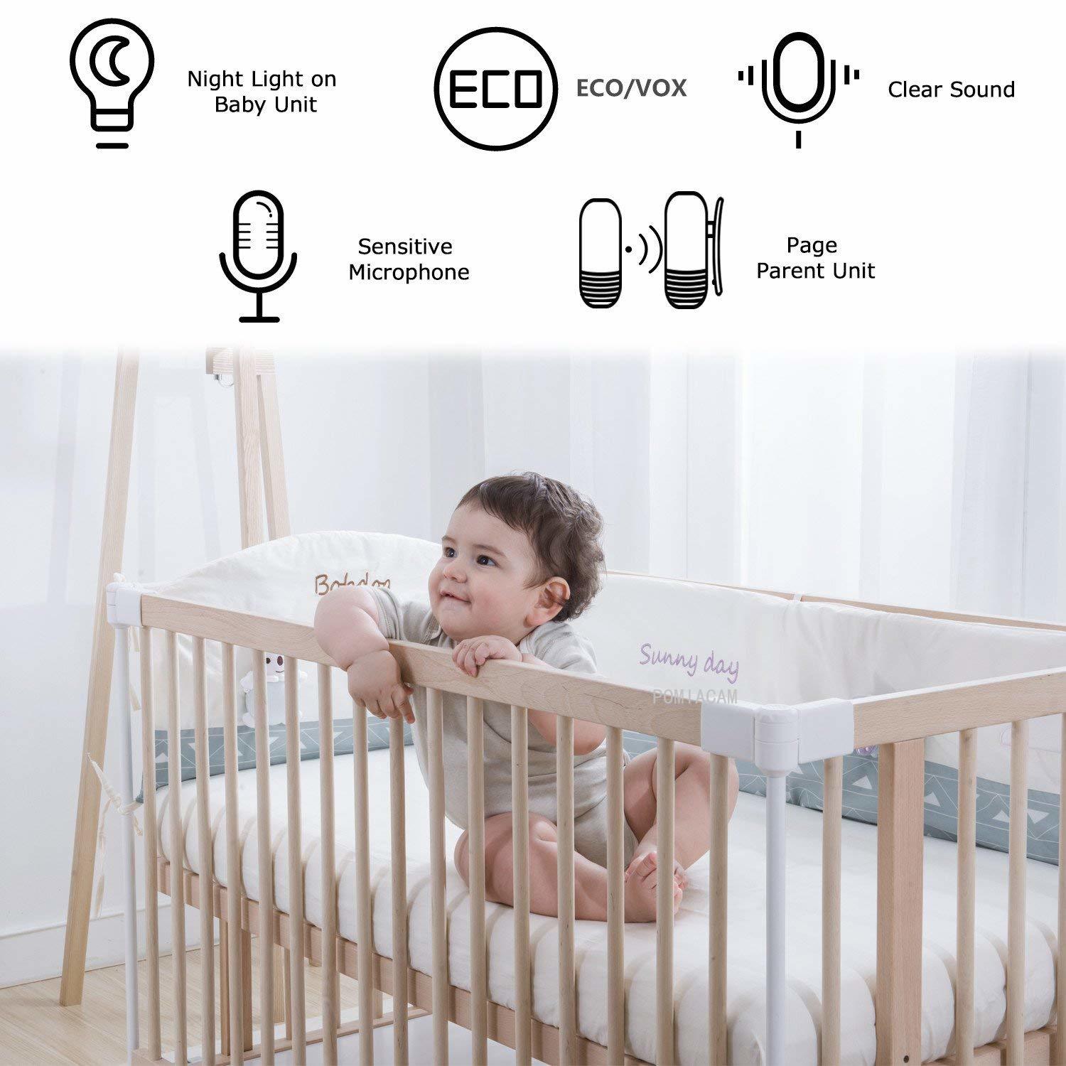 DBM-8 Baby Monitor Audio 2‑Way - огляд і ціна Wireless Baby Monitor