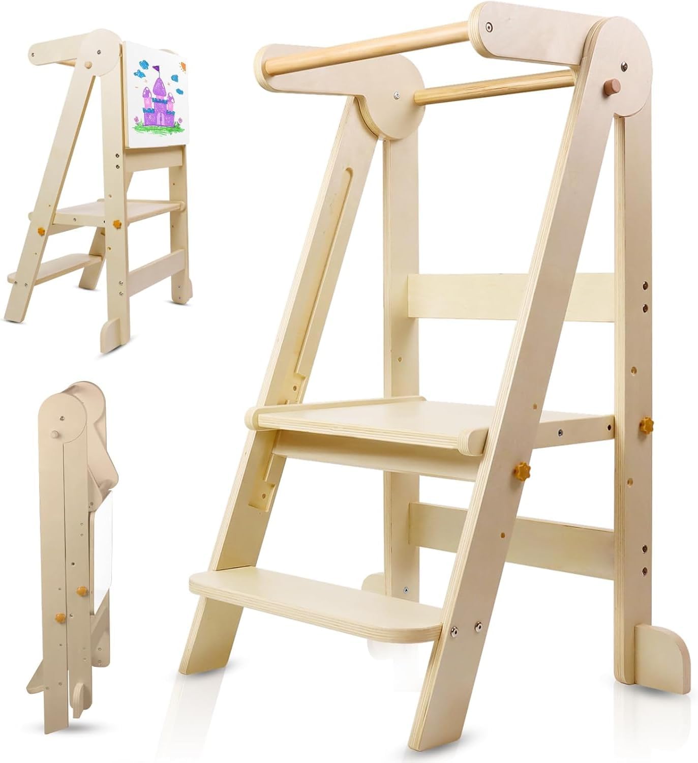 Foldable Toddler Kitchen Tower - огляд і ціна Toddler Learning Tower