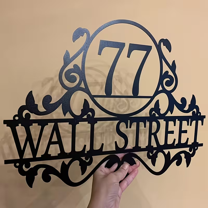 Custom Metal House Number & St - огляд і ціна Baby Products Decoration