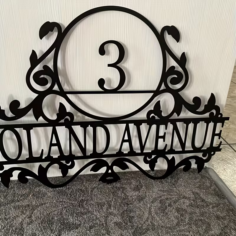 Custom Metal House Number & St - огляд і ціна Baby Products Decoration