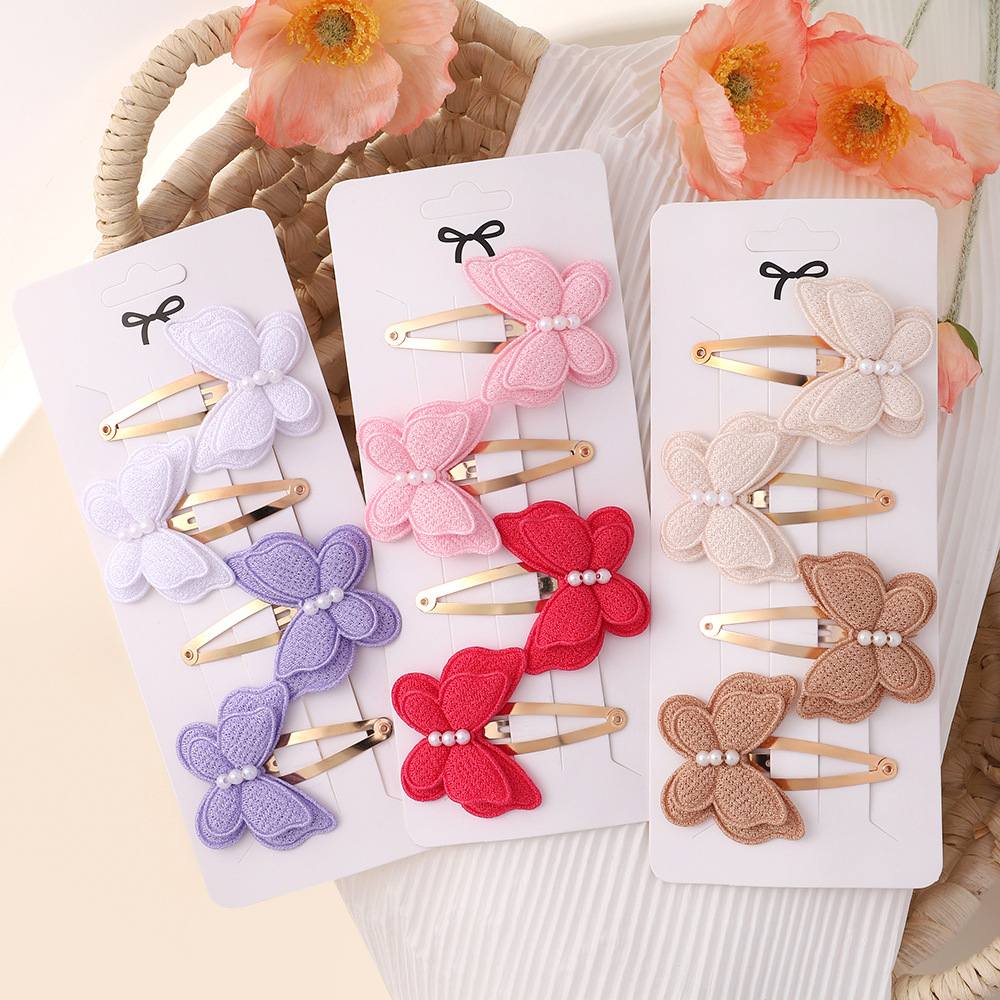 4Pcs/set Butterfly Hair Clip S - огляд і ціна Baby Products Set