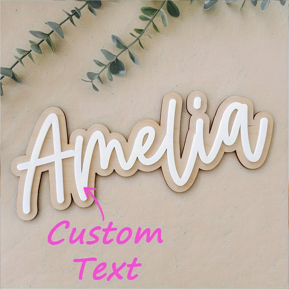 Personalized Double-Layered Wo - огляд і ціна Baby Products Decoration