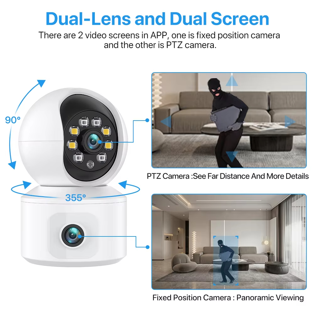 6MP ICSEE WiFi IP Camera Dual  - огляд і ціна Baby Products Video