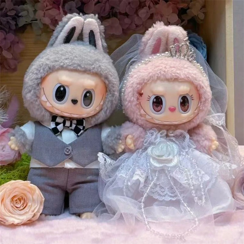15 17cm For Labubu Doll Weddin - огляд і ціна Baby Products Set