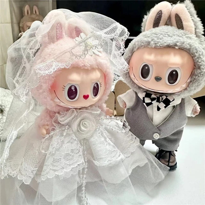 15 17cm For Labubu Doll Weddin - огляд і ціна Baby Products Set