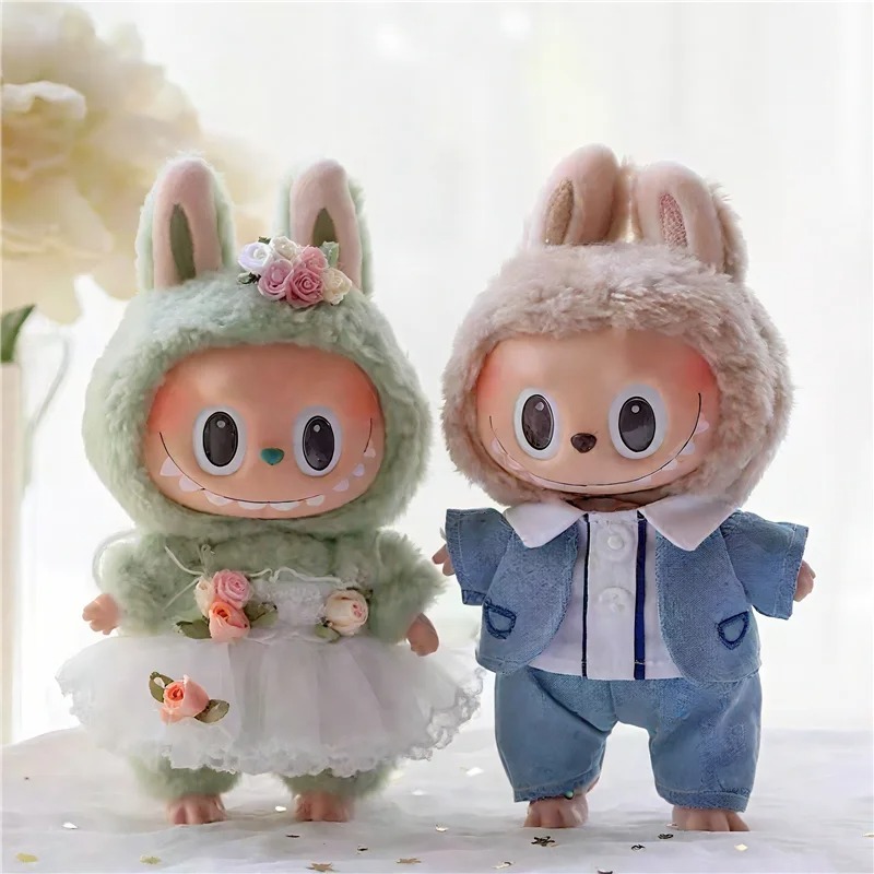 15 17cm For Labubu Doll Weddin - огляд і ціна Baby Products Set