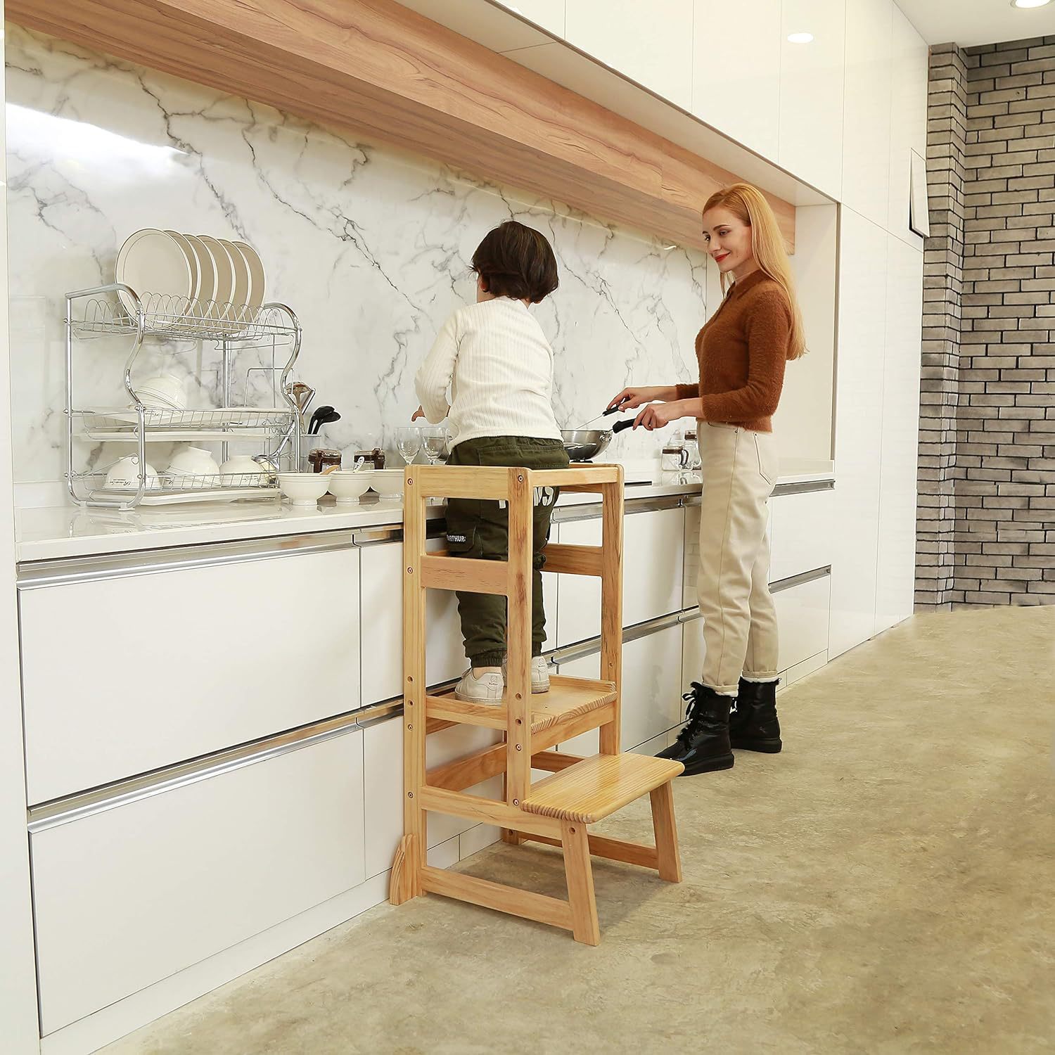 Adjustable Height Ladder Stool - огляд і ціна Toddler Learning Tower