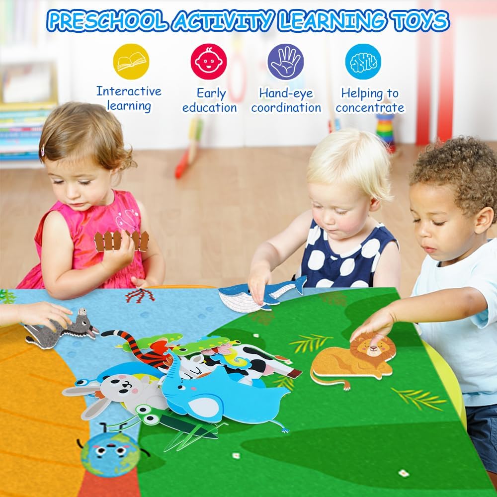 Farm Animals Felt Story Busy B - огляд і ціна Toddler Learning Tower