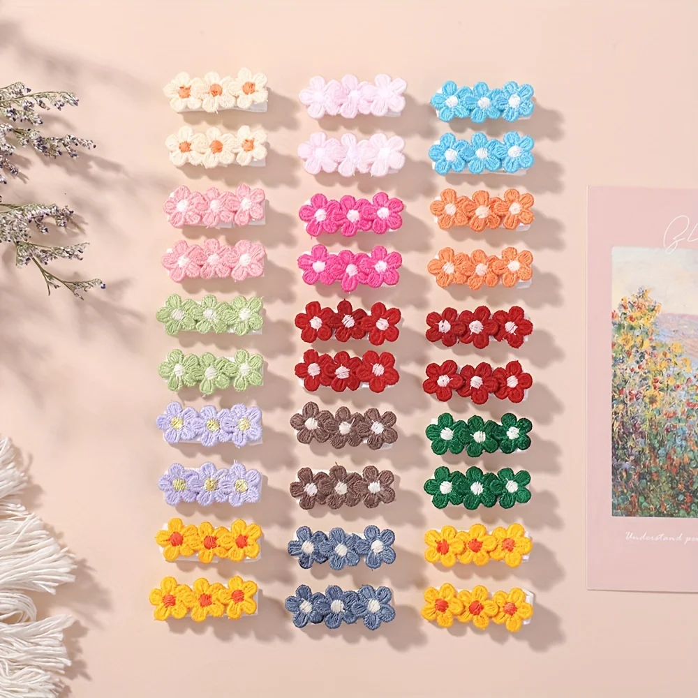 10Pcs/Set Baby Mini Flower Hai - огляд і ціна Baby Products Set