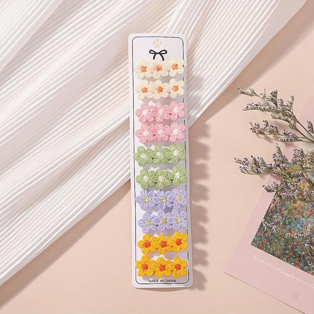 10Pcs/Set Baby Mini Flower Hai - огляд і ціна Baby Products Set