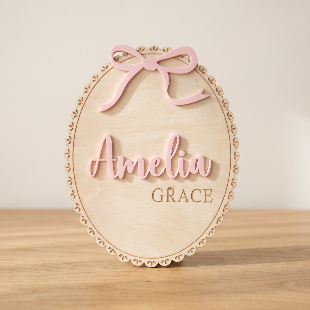 1Pc Custom Bow Lace Edge Baby  - огляд і ціна Baby Products Decoration