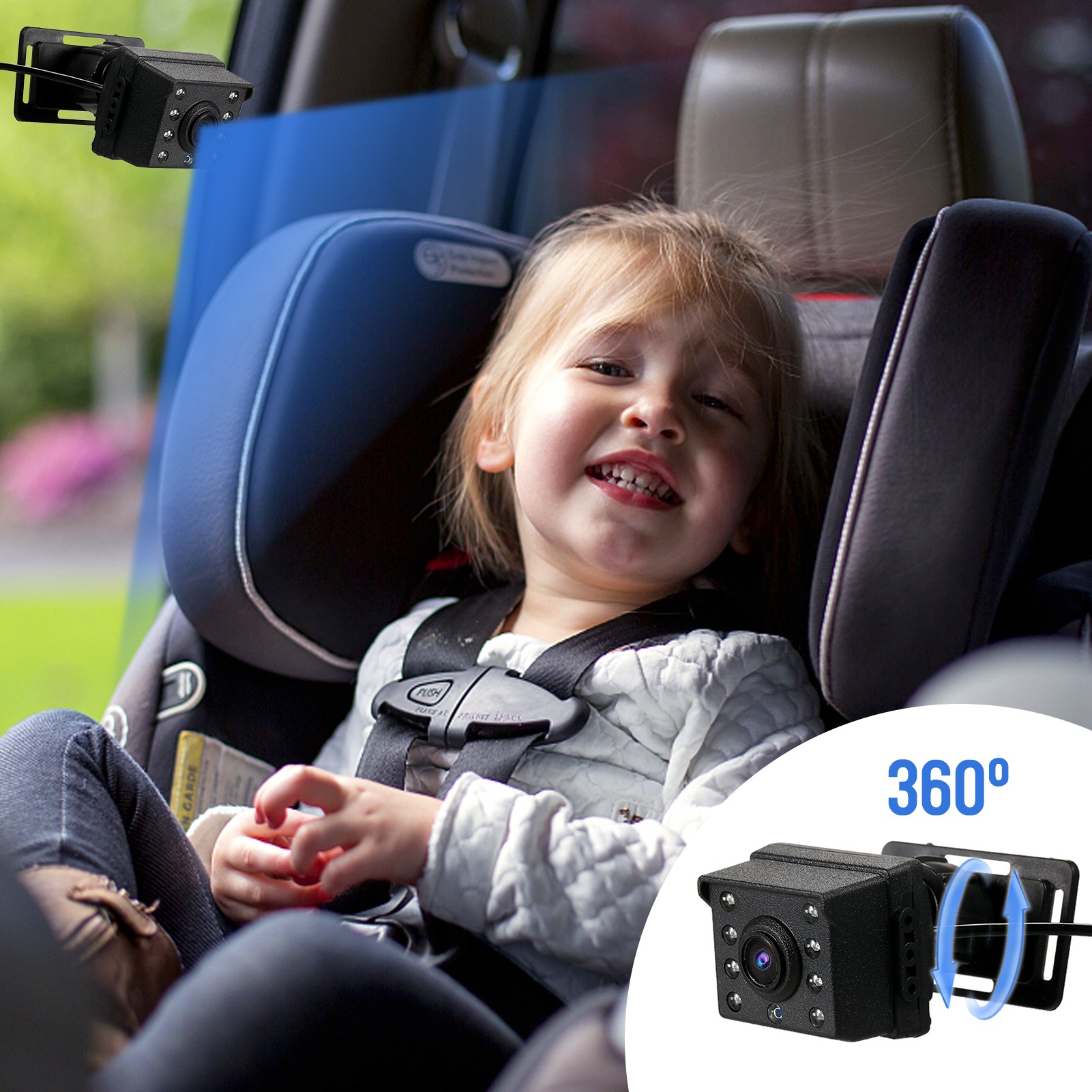 1080P Baby Car Mirror with 4.3 - огляд і ціна Baby Products Video