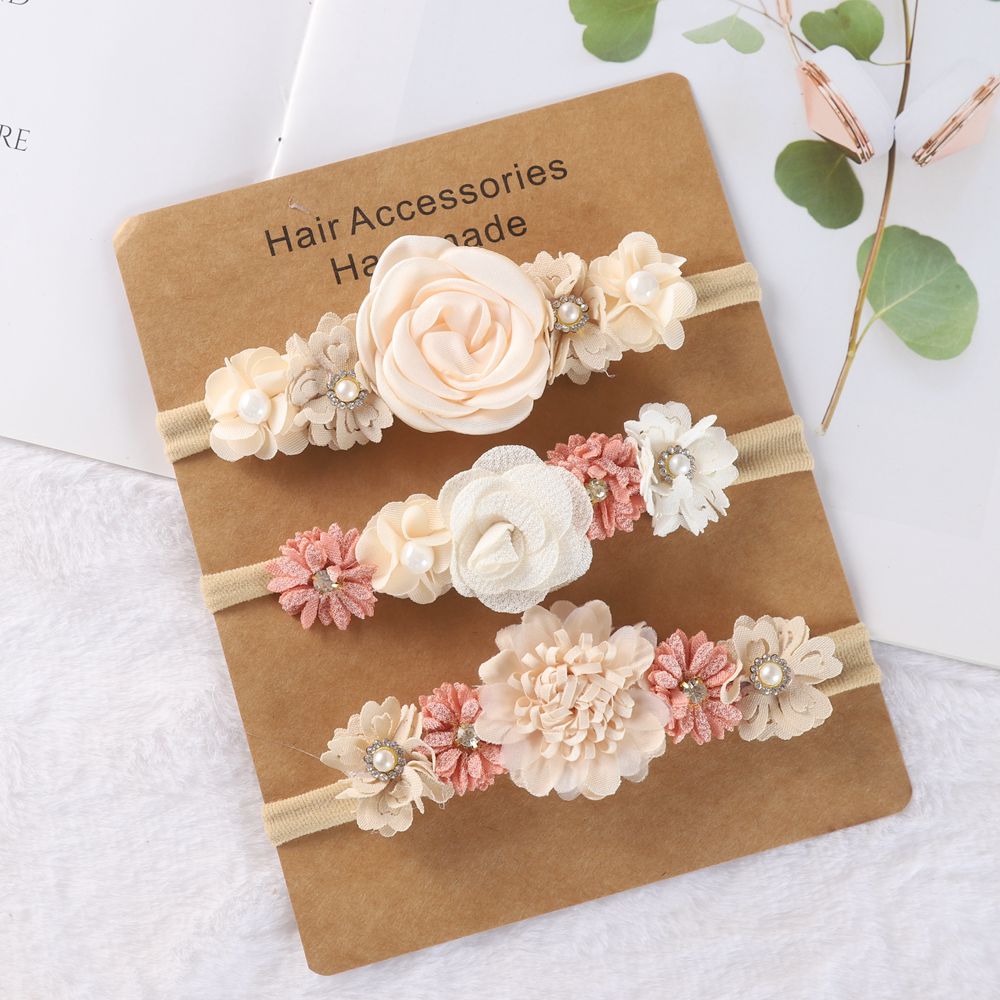 3pcs Baby Girl Headband Set Cu - огляд і ціна Baby Products Set